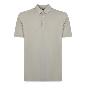 Original Vintage Tops, Heren, Beige, L, Katoen, Polo Shirts