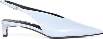 Jil Sander With Heel Pump - Dames - Pumps - Blauw - 37 EU - Leer - Schoenen