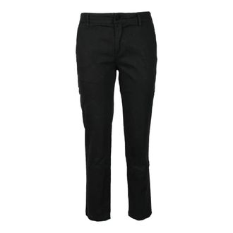 Another Label Dames, Broeken, Zwart, Maat: XS Katoen