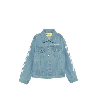 Off-white Printed Denim Jacket