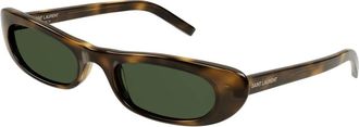 Saint Laurent Sunglasses, unisex, Brown, Size: 53 MM SL 557 Shade Sunglasses