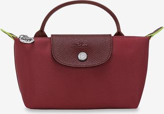 Longchamp Kosmetiktasche aus Canvas Le Pliage Green