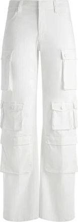 Alice & Olivia Broeken, Dames, Beige, S, Katoen, Olympia Cargo Broek