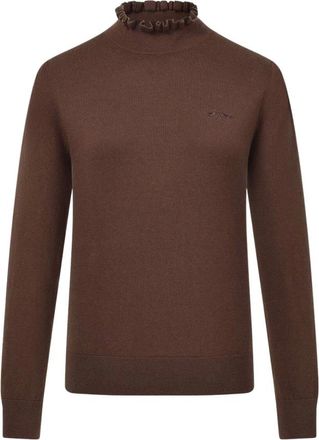 HV Polo Yara Pullover - Dames - Truien - Bruin - Maat: L Katoen