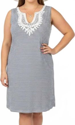 Max Studio Print Midi Dress In Black White
