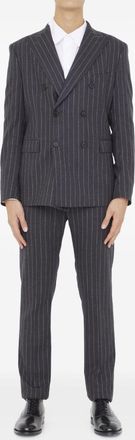 Tonello pinstriped suit - Grey