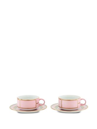 Ginori 1735 Diva tea cup (set of two) - unisex - Porcelain - OS - Pink