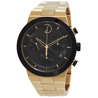 Movado Bold Fusion Quartz Black Dial Mens Watch 3600858