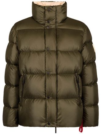 Afterlabel High Collar Side Zip Quilted Down Jacket