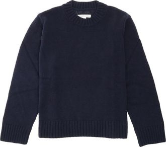Outerknown Round-neck Knitwear, female, Blue, S, Cozy Cotton Cashmere Jumper