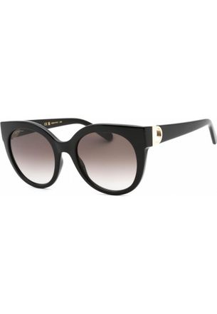 Ferragamo Womens SF1031S-001-53 SF1031S 53 001 Fashion Sunglasses - Black - One Size