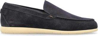 Paul & Shark Portofino Suede Loafers - Heren - Loafers - Blauw - 42 EU - Leer - Schoenen