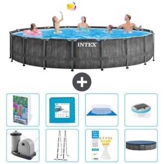 Intex Piscina Prism Frame Redonda - 549x122 Cm - 9-piezas S674