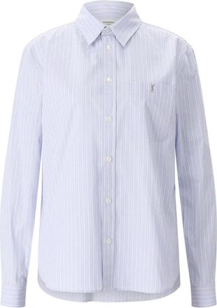 Saint Laurent Shirts, female, Blue, Size: XS Shirts