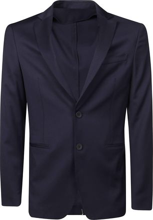 Tonello Navy Washable Virgin Wool Blazer