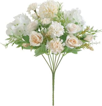 OEM Ramo De Rosas Artificiales De 7 Cabezas, Hecho De Seda, Adecuado Para La Decoraci&oacute;n Del Hogar, La Oficina, Fiestas, Bodas Y Eventos Nupciales