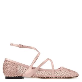 Jimmy Choo London Womens Astoria Ballet Flats, Brand Size 35 ( US Size 5 )