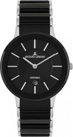 Jacques Lemans Womens 1-1855A Dublin Watch - Black - One Size