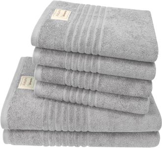 Dyckhoff Handtuch Set »Nature« Set 6 Stk. Frottier 6er Set: 4x Handtücher, je 50 x 100 cm & 2x Badetuch 70 x 140 cm