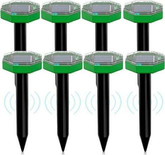 OEM Repelente Solar Ultras&oacute;nico Para Ratones Ulisem, Paquete De 8, Repelente Solar Para Exteriores