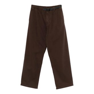 Gramicci Pant Straight Fit - male - Gramicci - Straight Trousers - Brown - M - Trousers