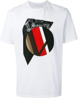 Neil Barrett T-Shirts - Heren - T-shirts - Wit - S - Katoen - Tops