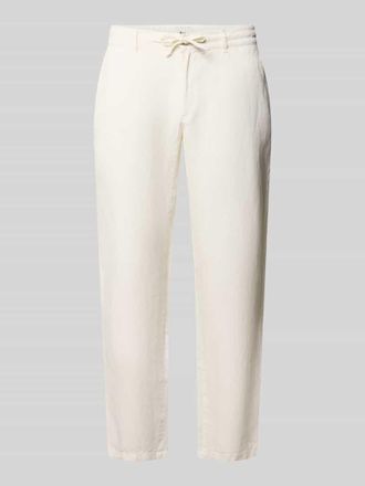 Brax Brax Slim Fit Leinenhose aus reinem Leinen Modell Fabio in Weiss, Gr&ouml;&szlig;e 31/32