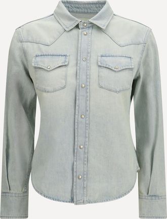 Jacob Cohen Camicia Western in denim leggero Woman 44
