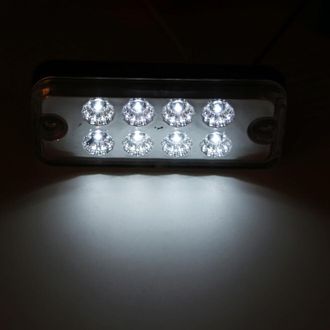 OEM Juego De 6 Luces De Posici&oacute;n Laterales Led Blancas De 8 Piezas Para Camiones, Remolques Y Furgonetas