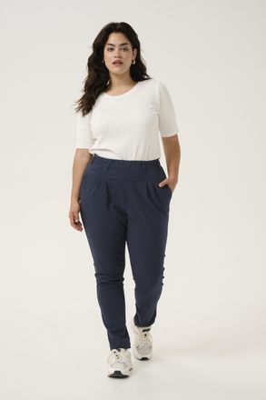 Kaffe Curve Pants Suiting Regular fit Midnight Marine