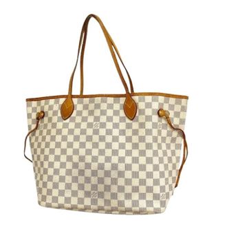 Louis Vuitton Pre-owned Tote Bags, female, White, Size: ONE SIZE Pre-owned Neverfull MM Tote Bag