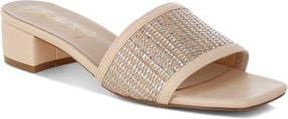 London Rag Gisella Raffia Slide Sandal in Beige at Nordstrom Rack, Size 6.5