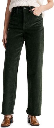 Madewell The Perfect Vintage Wide-Leg Corduroy Pants in Deep Forest at Nordstrom Rack, Size 25