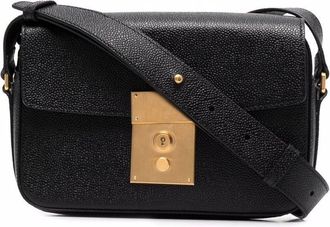 Thom Browne pebbled camera crossbody bag - unisex - Leather - One Size - Black