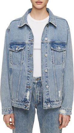 Anine Bing Rory Jacket in Vintage Blue at Nordstrom, Size Xx-Small