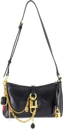 Dolce & Gabbana Bolso de Hombro Lock - Bags - Mujer - Negro - ONE SIZE