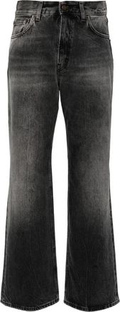 Haikure Korea Spider jeans - women - Cotton - 26 - Black