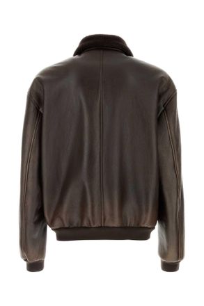 Prada Capi in Pelle Jacket - Brown