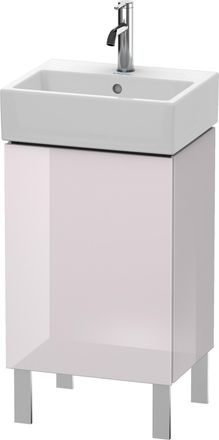 Duravit Duravit L-cube M&oacute;dulo De Lavabo Vertical, 1 Puerta, Con Bisagra A La Derecha, 43,4x34,1 Cm, Para Vero Air 072445, Color: Laca Blanca Lila Alto Brillo 