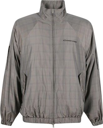 Balenciaga Heren, Jassen, Grijs, Maat: L Nylon