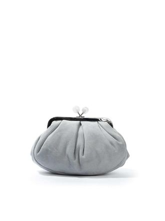 Max Mara Pasticcino Small Valois Suede Bag