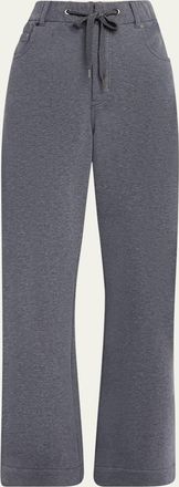 Brunello Cucinelli Wide-Leg Knit Trousers