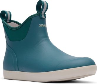 Xtratuf 6-Inch Ankle Deck Boot in Transformative Teal at Nordstrom, Size 13
