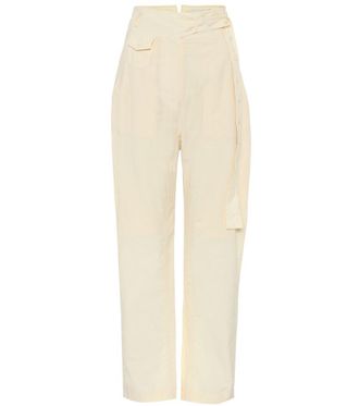 [LOW CLASSIC] /☆ 24FW PIN TUCK BOOTCUT PANTS / BROWN Low Classic Pin Tuck Bootcut Pants | Brown | FARFETCH