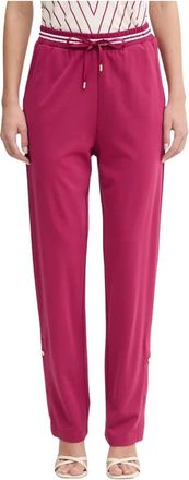 Liu Jo Interlock Drawstring Track Pants - Dames - Sweatpants - Roze - XS - Broeken