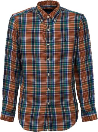 Polo Ralph Lauren Double Faced Plaited Button-Down Casual Shirt