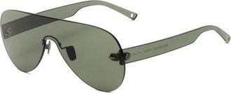 Belstaff Groene Acetaat Zonnebril met Zeiss Lenzen - unisex - Zonnebrillen - Groen - ONE Size - Accessoires
