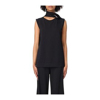 Liviana Conti Dames, Tops, Zwart, Maat: S