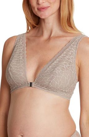 Cache Coeur Bliss Maternity and nursing bra in Taupe at Nordstrom, Size Medium