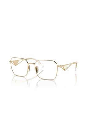 Prada 55mm Irregular optical glasses in Gold at Nordstrom